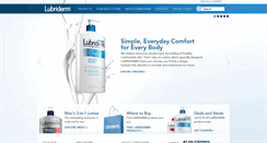 Desktop Screenshot of lubriderm.com
